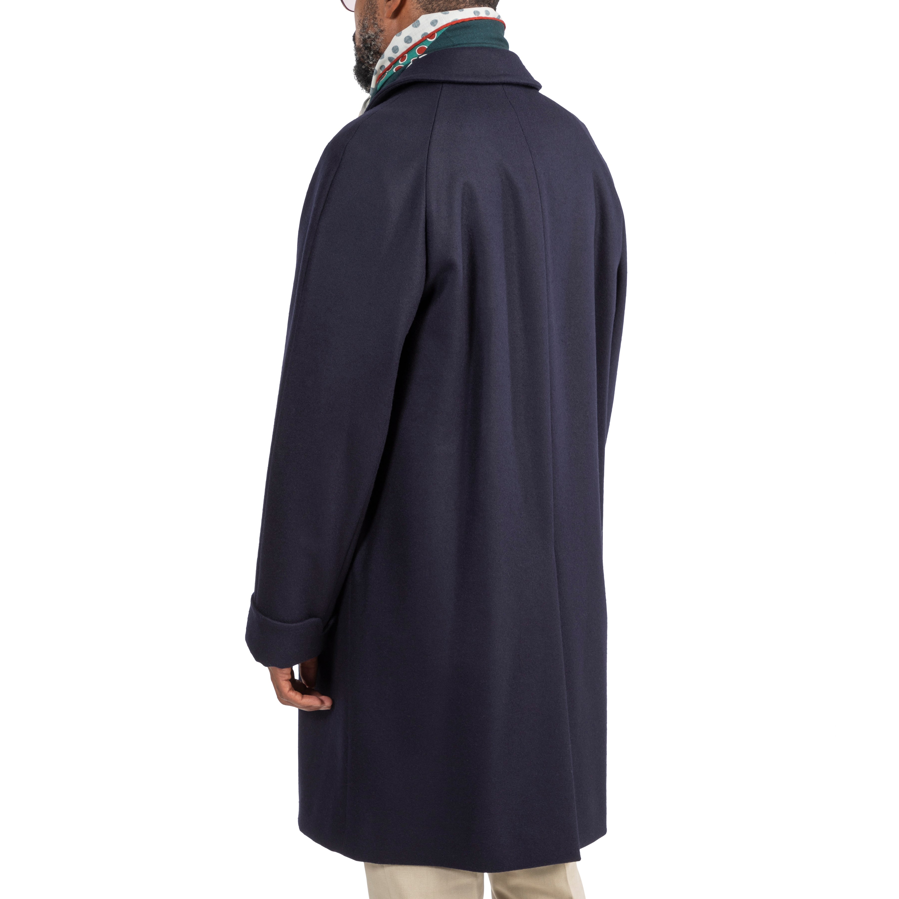 Corb Wool/Cashmere Melton Jersey Coat - The Armoury