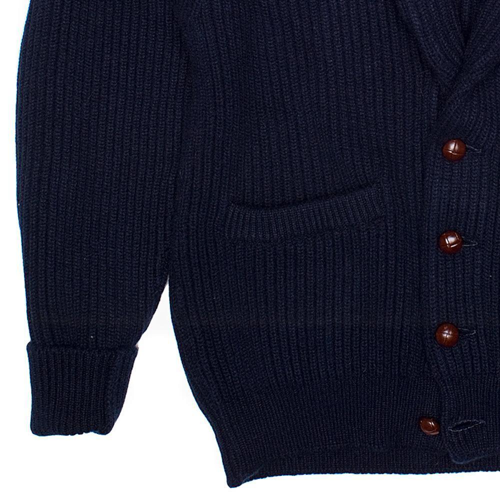 4-ply Cashmere Shawl-collar Cardigan - The Armoury