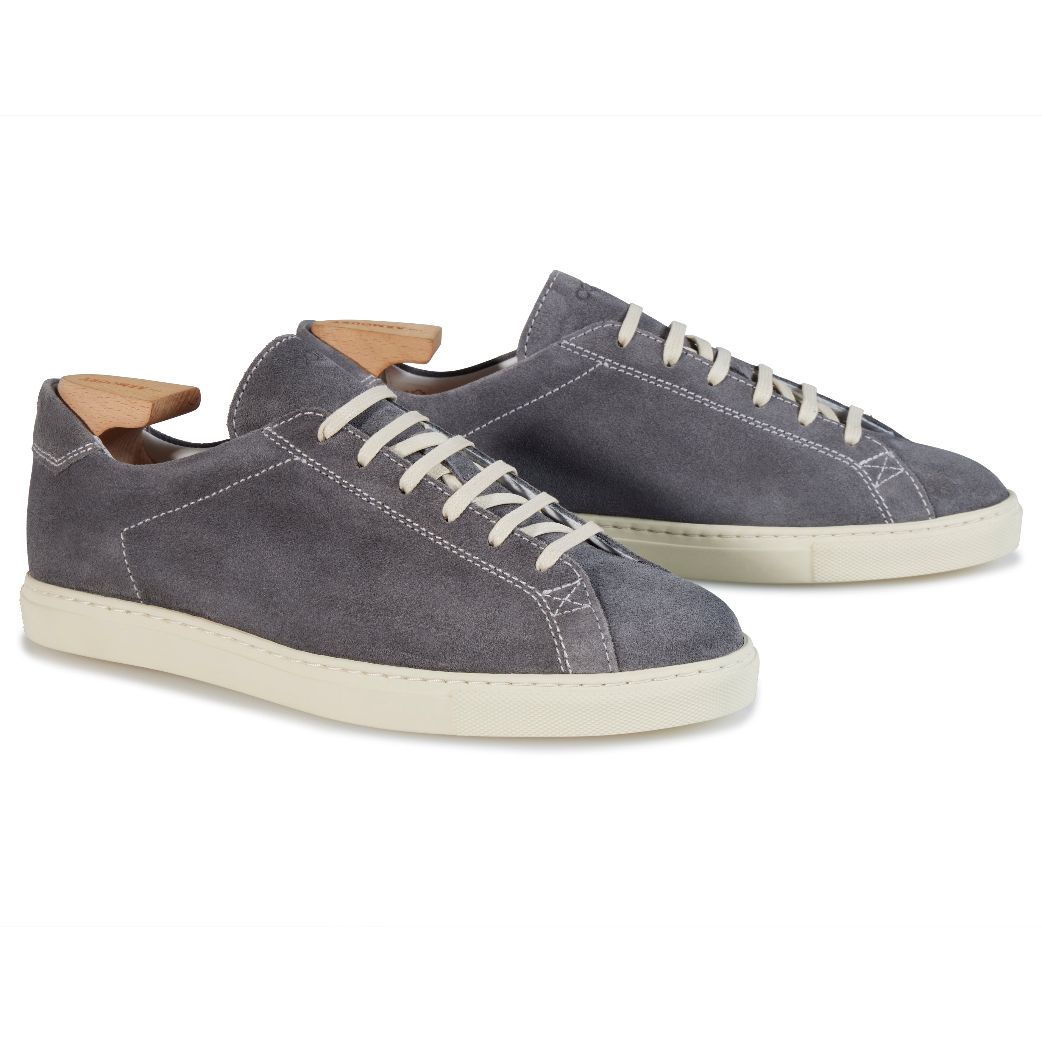 【Raucohouse】Mornex suede sneakers Racquet Suede Unlined Sneakers - The Armoury