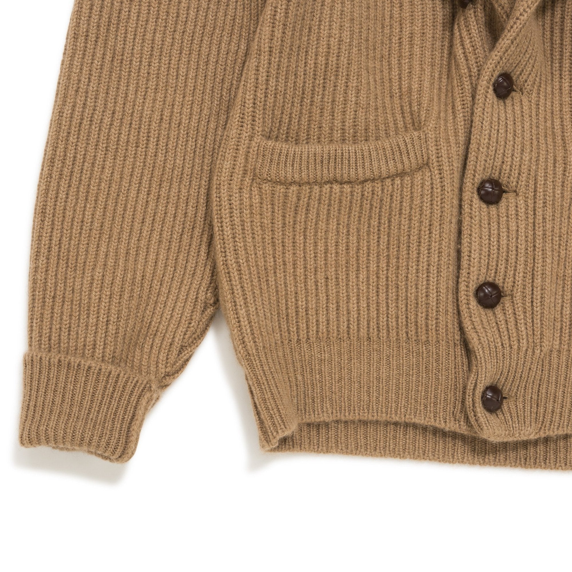 Camel shawl deals collar cardigan