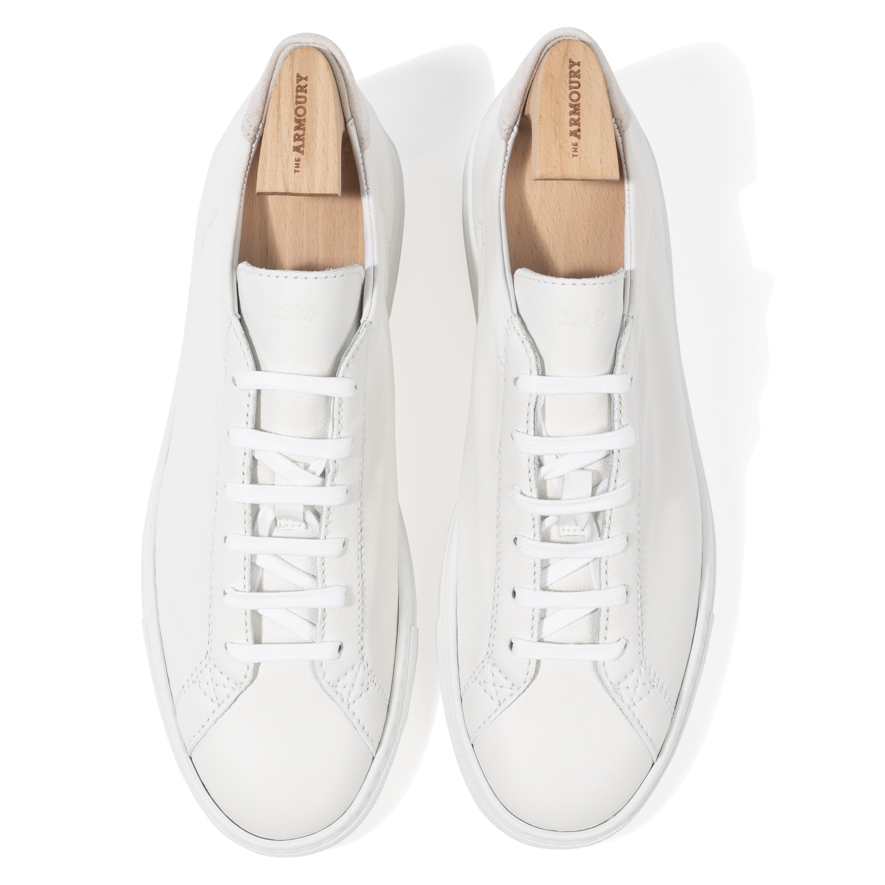 Racquet Leather Unlined Sneakers - The Armoury