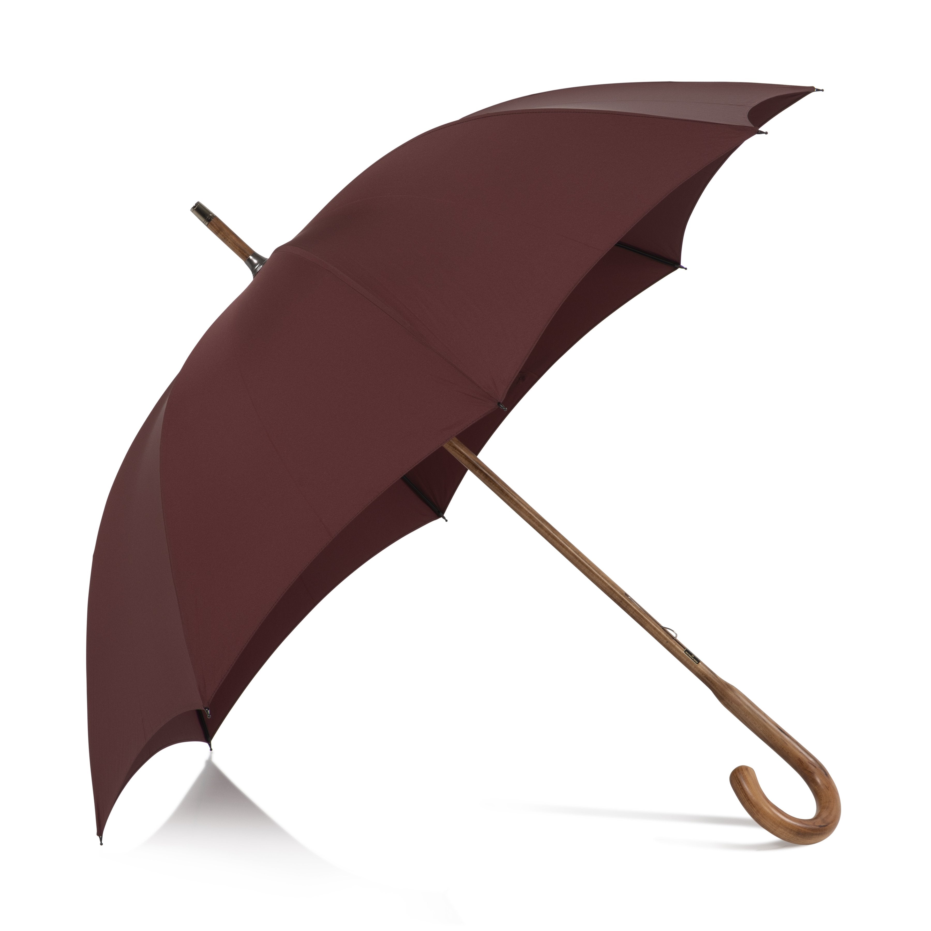 Scorched Maple Solid Stick Umbrella - The Armoury